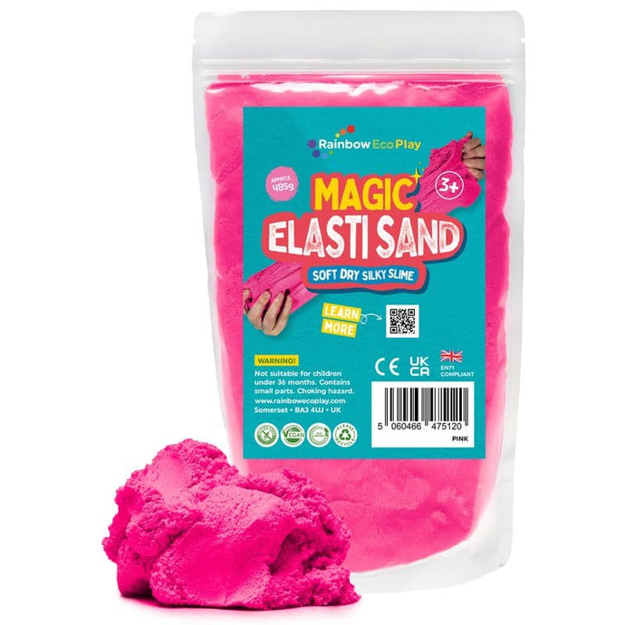 Rainbow Eco Play  Magic Elasti Sand Pink – 485g