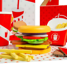 Load image into Gallery viewer, Bigjigs Burger and Fries Set