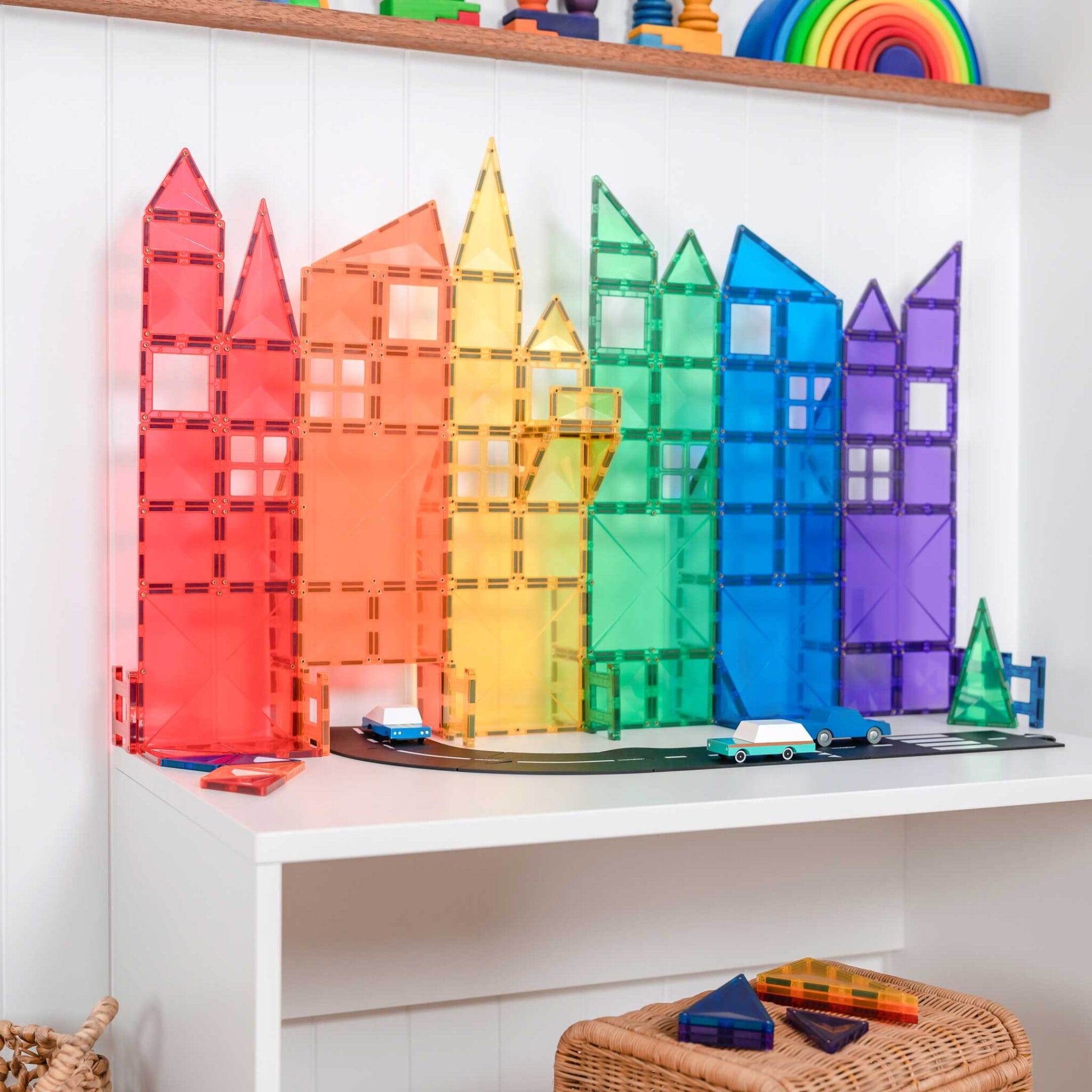 For Your Consideration: Connetix Tiles' 100-Piece Rainbow Creative