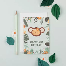 Load image into Gallery viewer, 5th Birthday | Kids Birthday Card