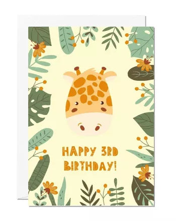 3rd Birthday | Kids Birthday Card