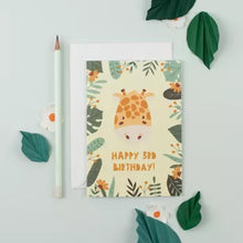 Load image into Gallery viewer, 3rd Birthday | Kids Birthday Card