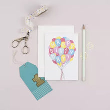 Load image into Gallery viewer, Balloon Bunch | Birthday Card