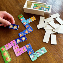 Load image into Gallery viewer, Wooden Christmas Dominoes