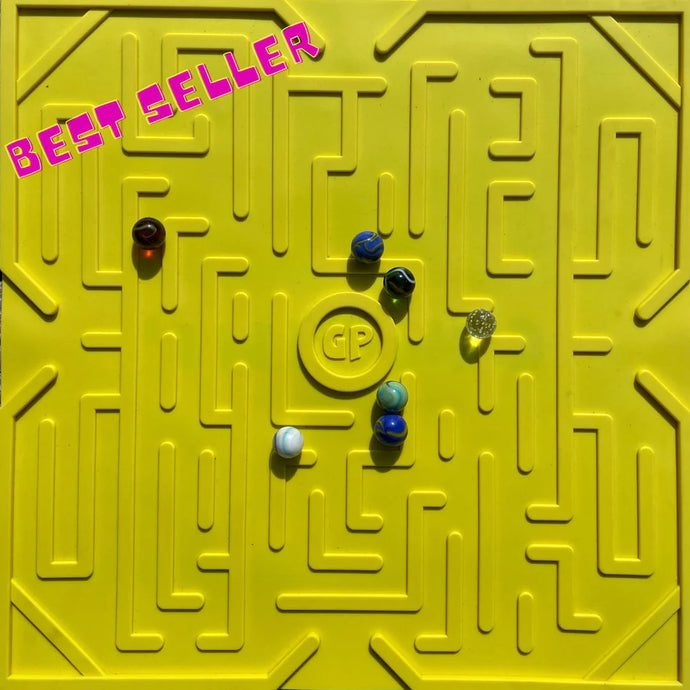Game Plak - Yellow Labyrinth Marble Game