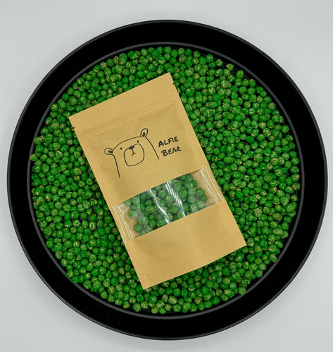 Alfie Bear Green Sensory Peas- 250g