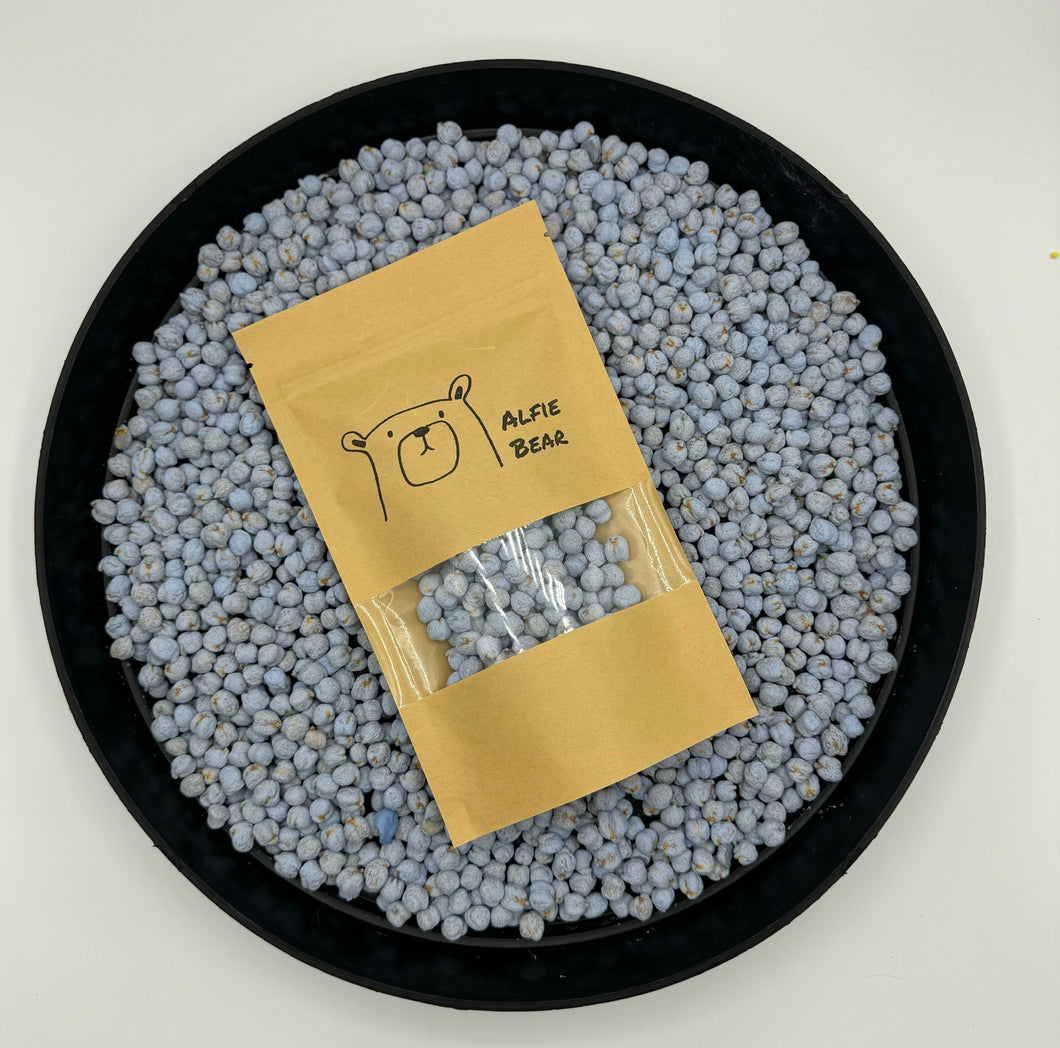 Alfie Bear Pastel Blue Sensory Peas- 250g