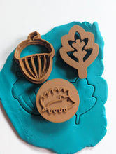 Load image into Gallery viewer, Leaf, Acorn &amp; Hedgehog Dough Set