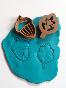 Leaf, Acorn & Hedgehog Dough Set