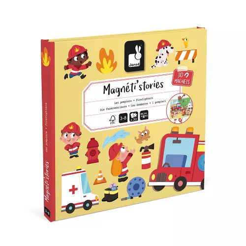 Janod Firefighters Magnetic Stories