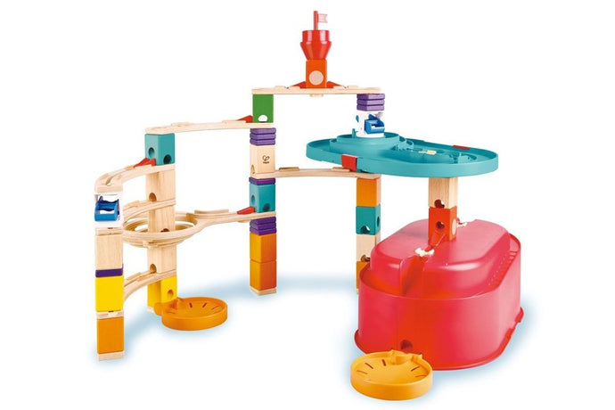 Hape Quadrilla Stack Track Bucket Set