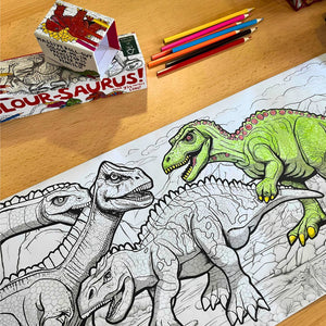 Colour-Saurus – 12 Ft Long Poster