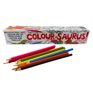 Colour-Saurus – 12 Ft Long Poster