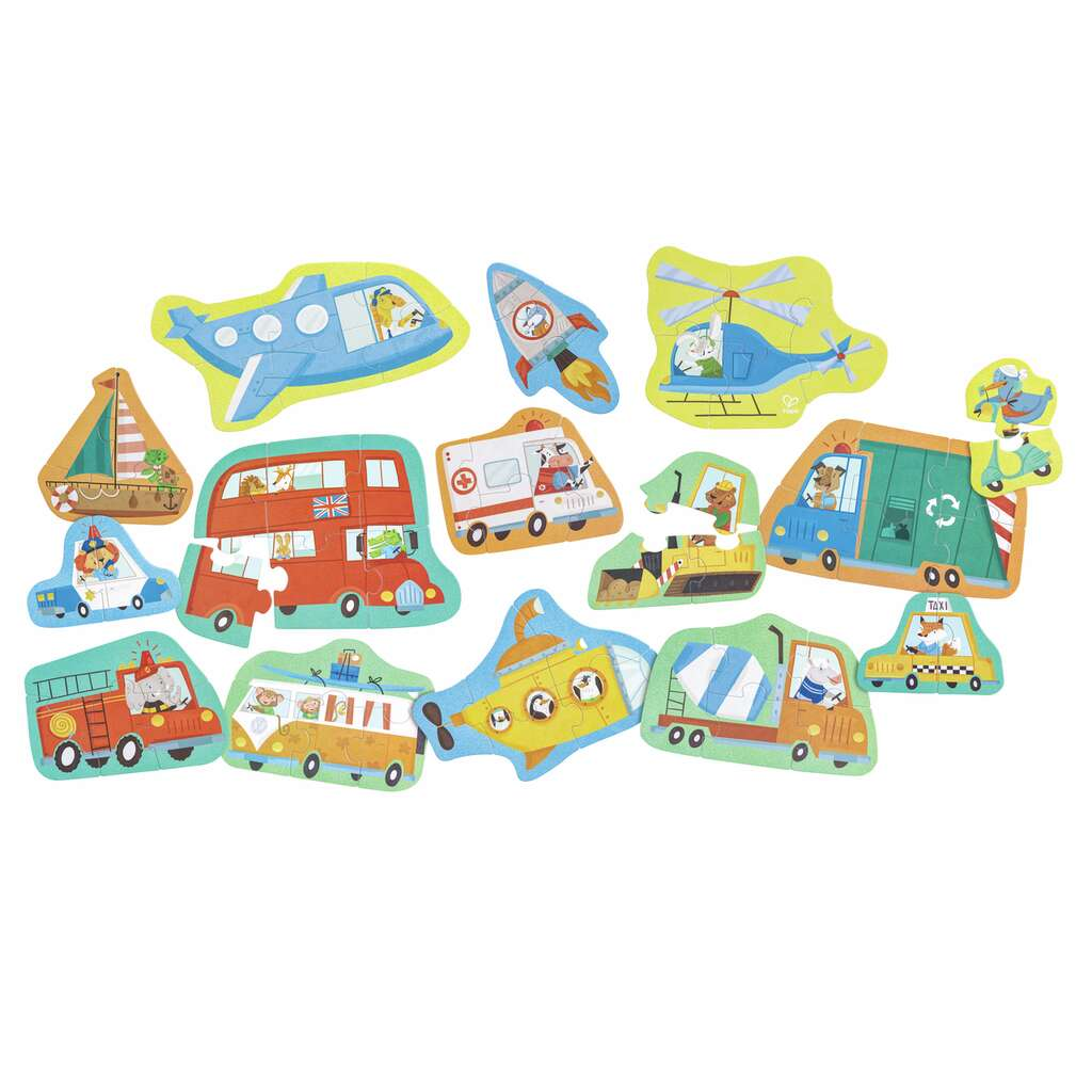 Hape Wheels & Wonders Puzzle