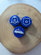 Load image into Gallery viewer, Police Playdough Stamp Set