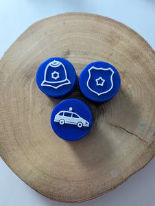 Police Playdough Stamp Set