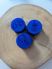 Load image into Gallery viewer, Police Playdough Stamp Set