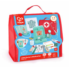 Load image into Gallery viewer, Hape Little Doctor&#39;s Medical Set