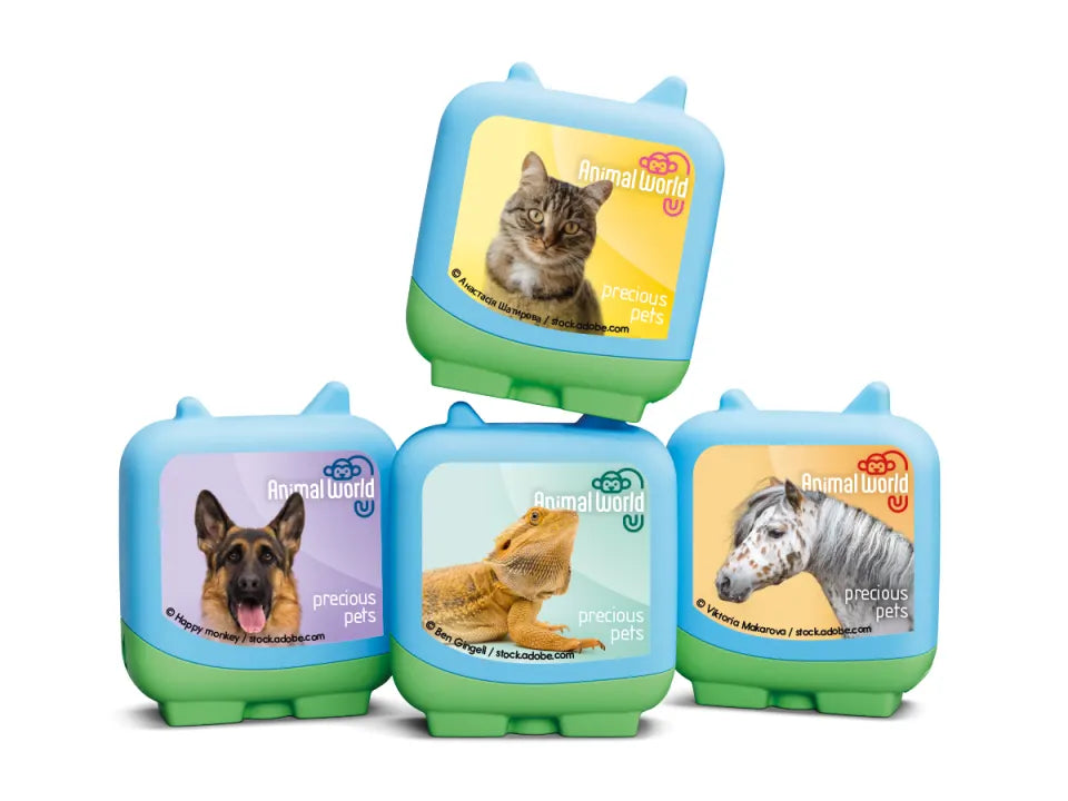 Tonies - Animal World: Precious Pets Audio Clever Pocket Tonie Set