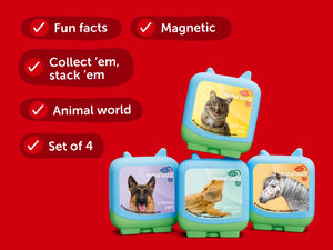Tonies - Animal World: Precious Pets Audio Clever Pocket Tonie Set