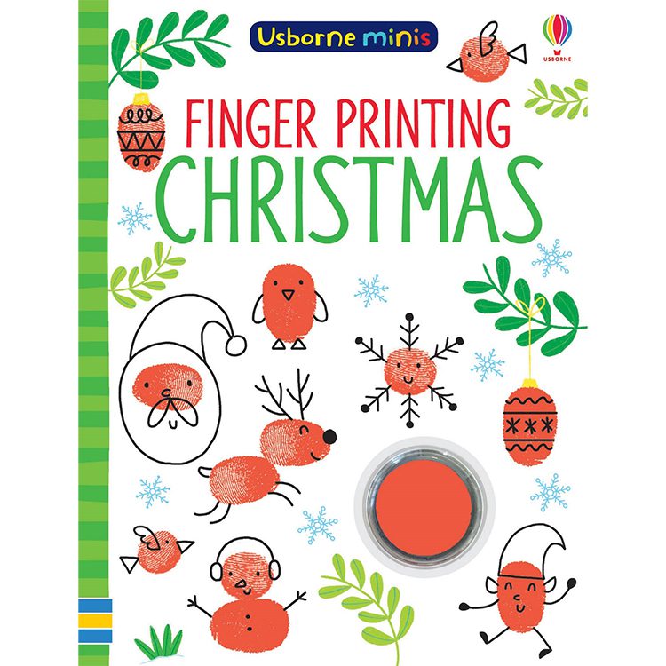 Christmas Finger Printing - Usbourne Mini