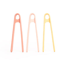 Load image into Gallery viewer, Inspire My Play Tong Set - Coral &amp; Yellow Pastel