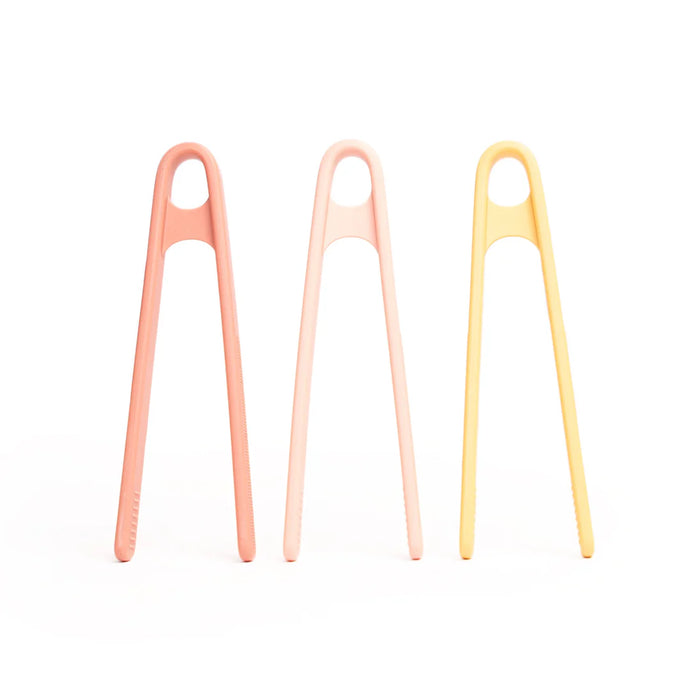 Inspire My Play Tong Set - Coral & Yellow Pastel