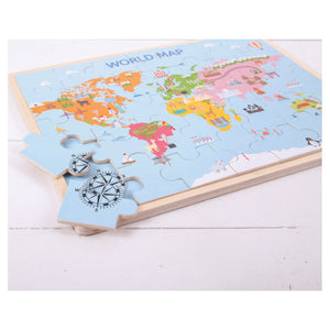 Bigjigs World Map Puzzle