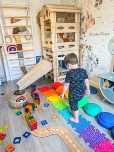 Happy Feet Play Mat - Rainbow Sensory Play Mat