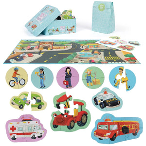Boppi 10 in 1 Toddler Jigsaw Puzzle – Vehicles