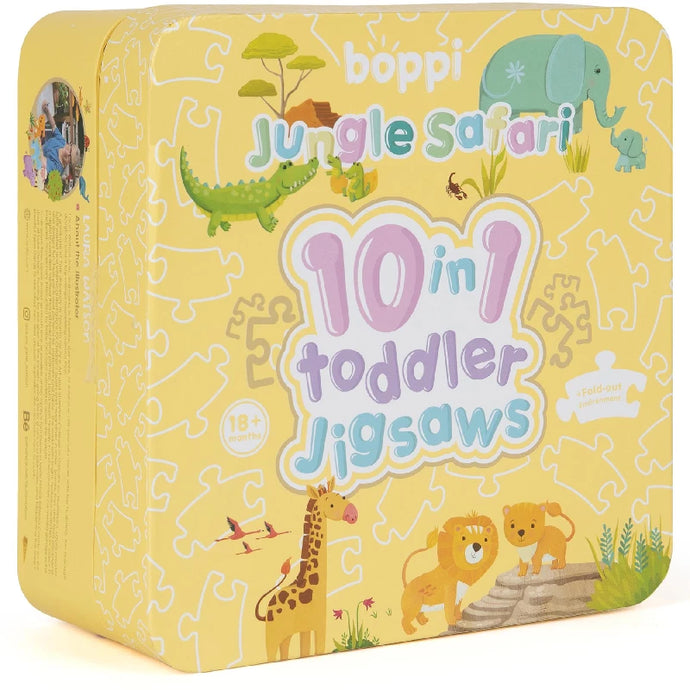 Boppi 10 in 1 Toddler Jigsaw Puzzle –Jungle Safari