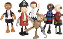 Load image into Gallery viewer, Small Foot Bending Pirate Dolls