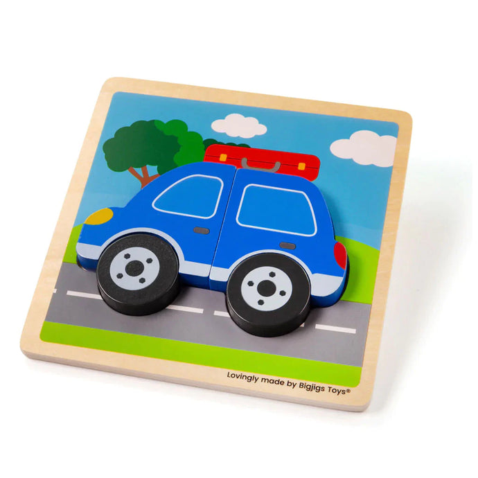 Bigjigs Chunky Lift-Out Puzzle - Car