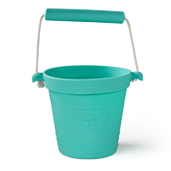 Bigjigs Activity Bucket Eggshell Green