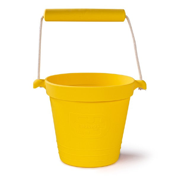 Bigjigs Activity Bucket Honey Yellow