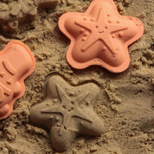 Load image into Gallery viewer, Bigjigs Silicone Character Sand Moulds Coral Pink