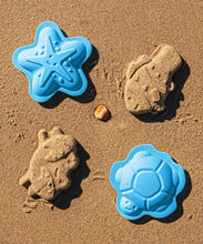 Load image into Gallery viewer, Bigjigs Silicone Character Sand Moulds Ocean Blue