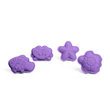 Load image into Gallery viewer, Bigjigs Silicone Character Sand Moulds Lavender Purple