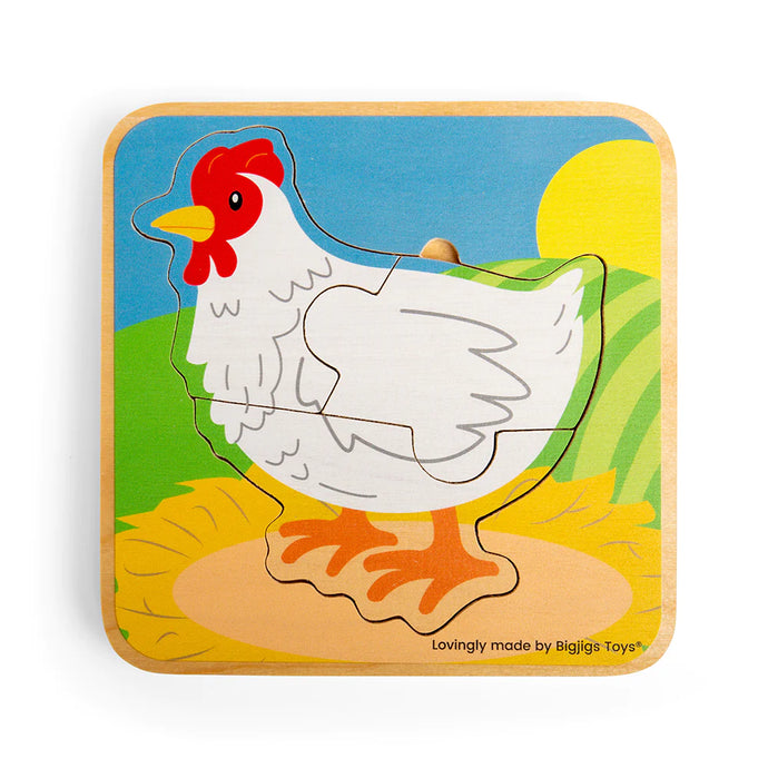 Bigjigs Lifecycle Puzzle - Chicken