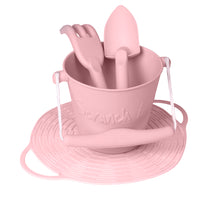 Load image into Gallery viewer, Scrunch Collapsible Bath / Beach Basket - Old Rose