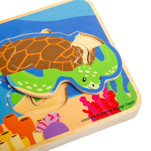 Load image into Gallery viewer, Bigjigs Life Cycle Puzzle - Sea Turtle