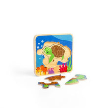 Load image into Gallery viewer, Bigjigs Life Cycle Puzzle - Sea Turtle