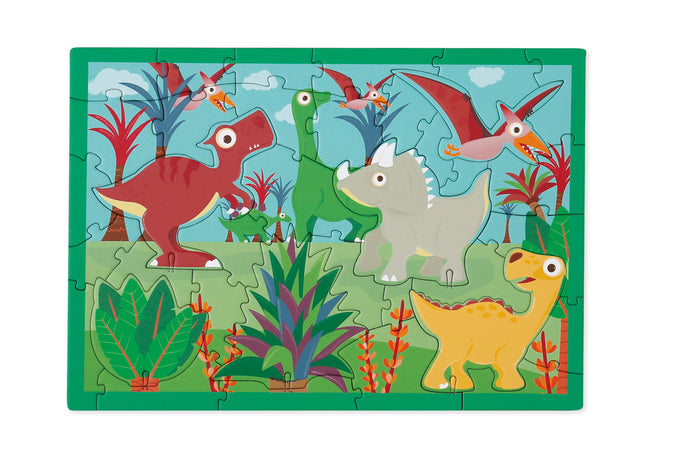 Scratch Play Puzzle (36pcs) 3D DINOSAUR