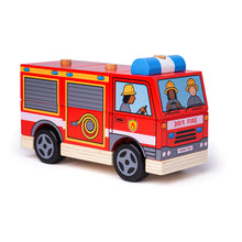 Load image into Gallery viewer, Bigjigs Stacking Fire Engine