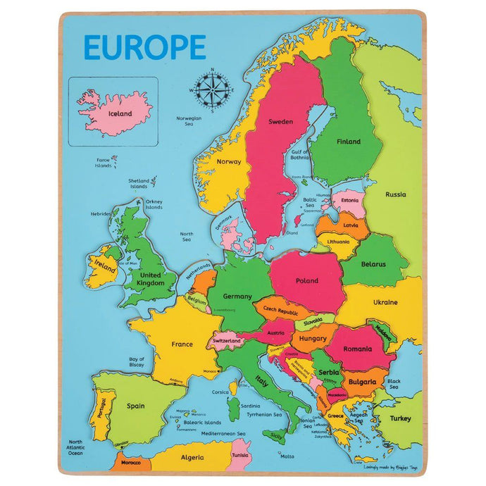 Bigjigs Europe Inset Puzzle