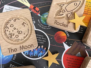 Solar System Sensory Mini Boards Oak - Set of 8