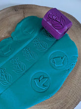 Load image into Gallery viewer, Bluebell Flower Playdough Roller
