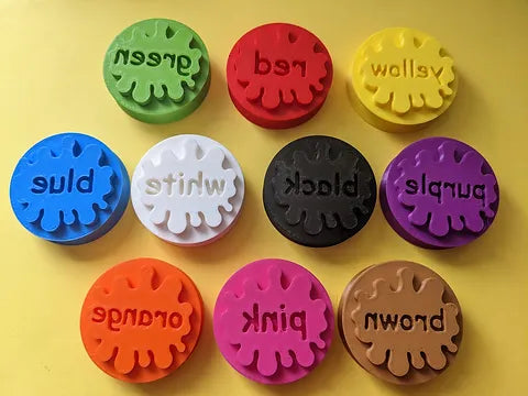 Colours and Numbers Playdough Puck Set