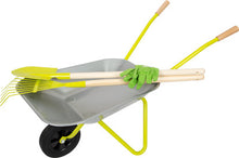 Load image into Gallery viewer, Small Foot Wheelbarrow with Gardening Tools