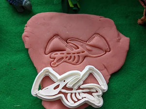 Dinosaur Fossil Dough Cutter & Roller Set